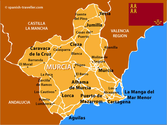 Murcia Map