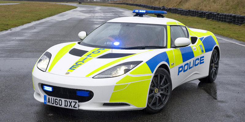 lotus evora police car
