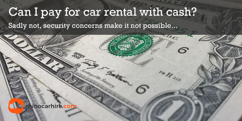 car rental cash