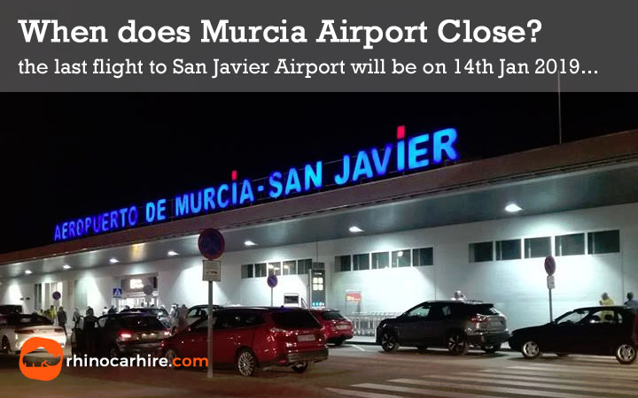when does murcia airport close