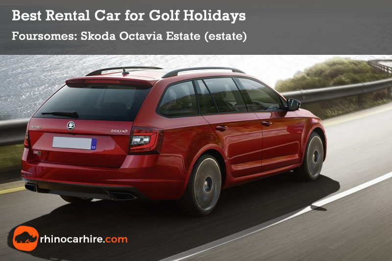 best rental car golf holiday skoda octavia