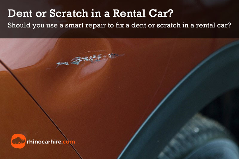 dent scratch rental car repair