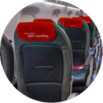 austrian airlines seat colour