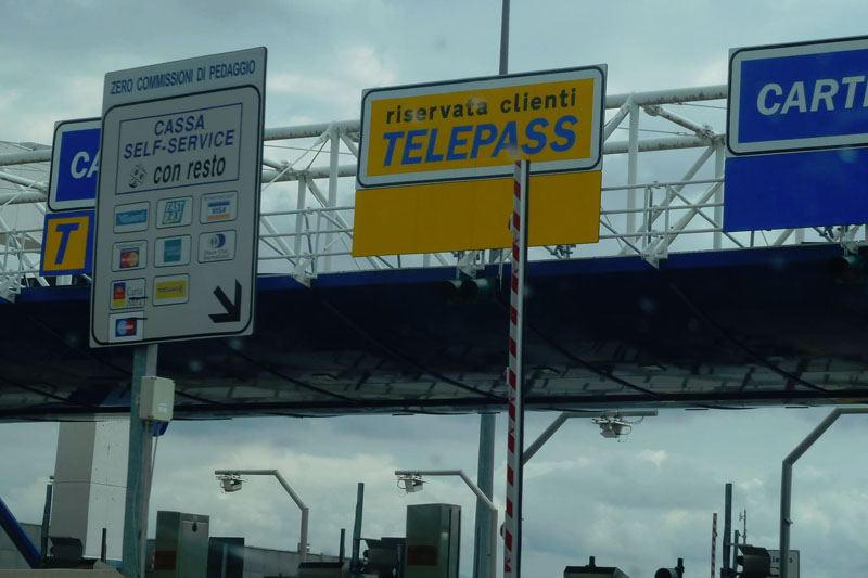 toll roads in italy