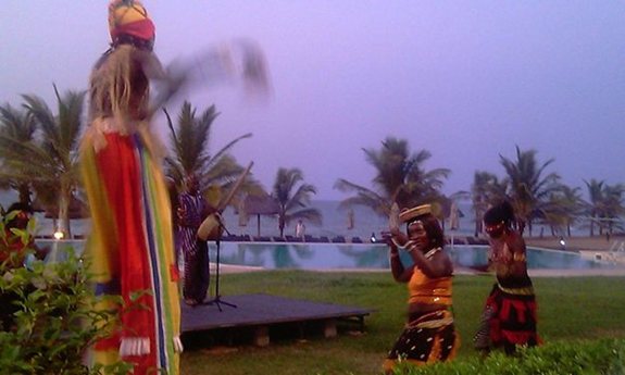Dancers in the Gambia