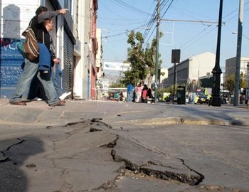 Chile Destroyed Road