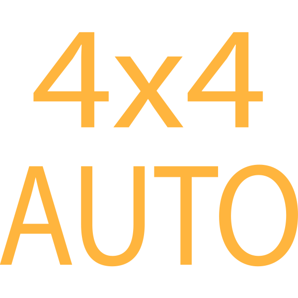 4x4 Auto symbol in orange