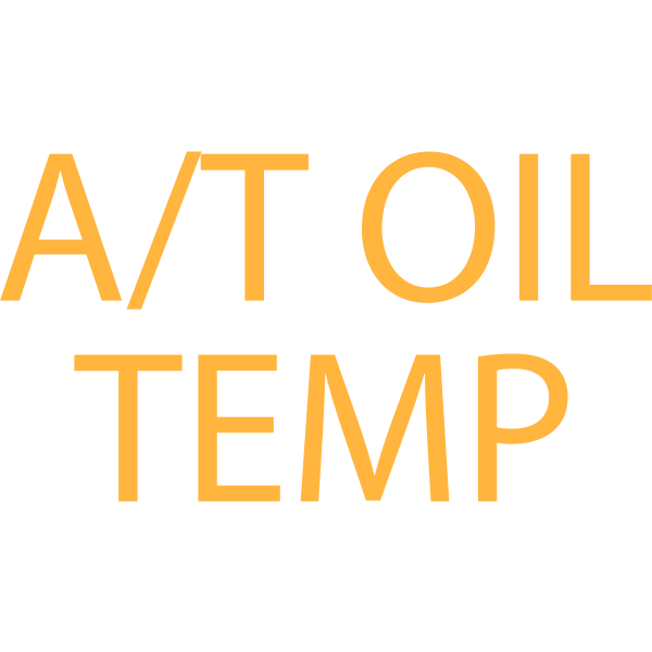 A/T oil temp symbol in orange