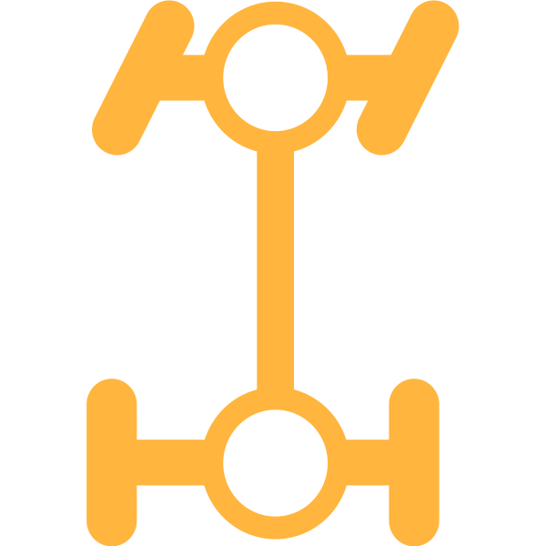 Differential Lock symbol in orange