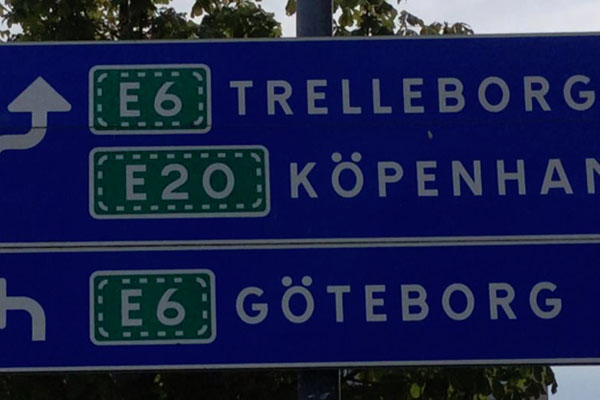 Denmark-Copenhagen-Road-Sign