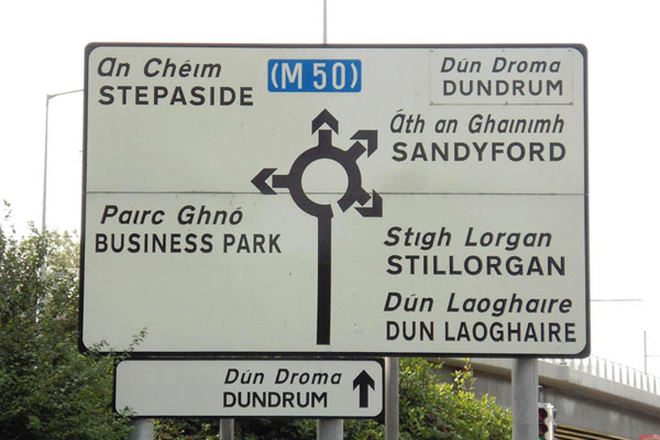 Ireland-Road-Sign