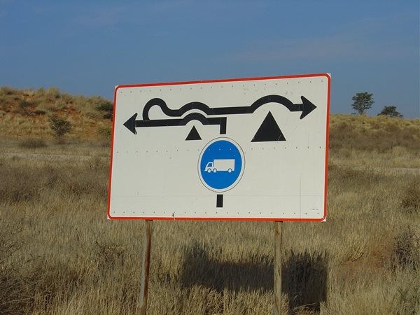 Namibia-road-sign
