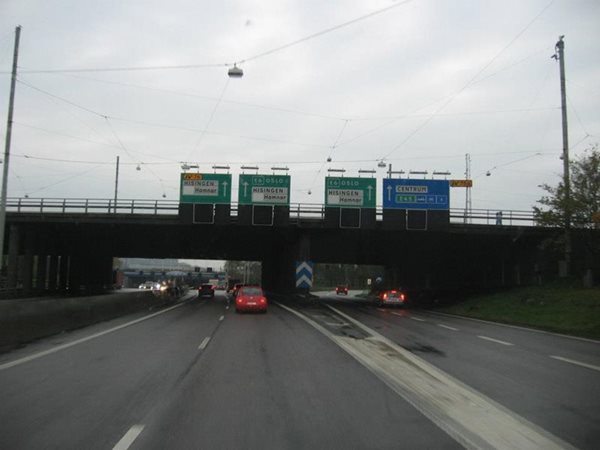 Oslo-Norway-Motorway-Sign