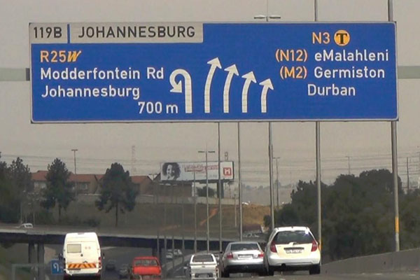 South-Africa-Johannesburg-Motorway-Sign