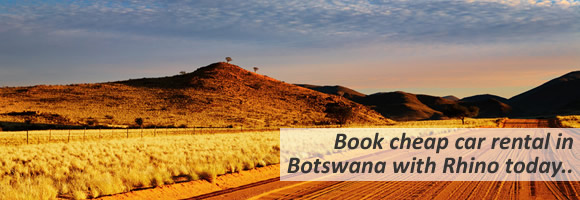 Cheap car hire Botswana