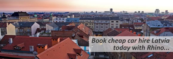 Cheap car hire Latvia