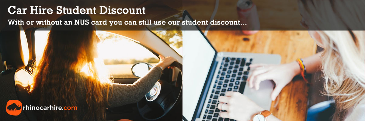 NUS student discount car hire