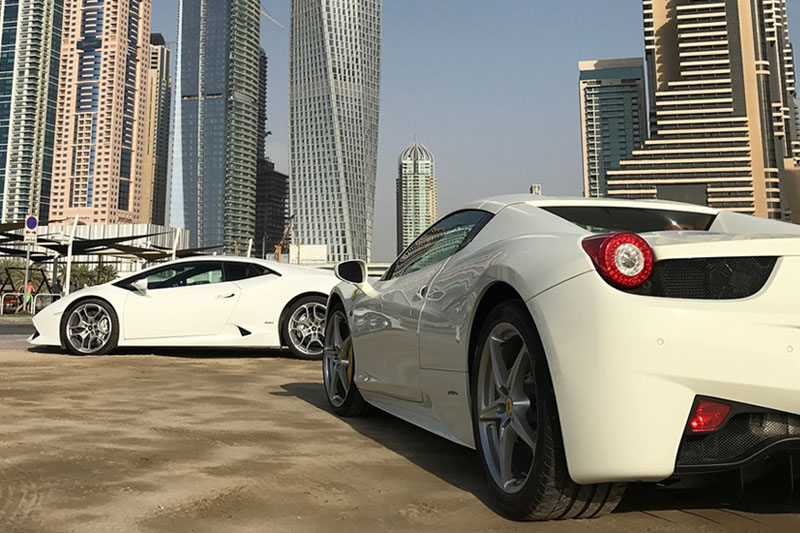 Lamborghini or Ferrari Rental Dubai