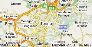 Google Map of Turin - Italy