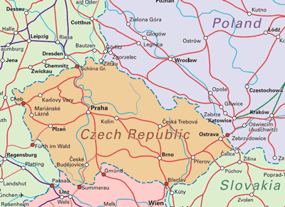 Czech Republic Map