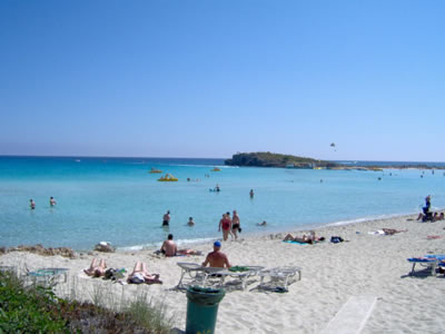 Ayia Napa Beach in Cyprus