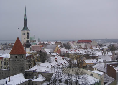 Winter Snow in Estonia