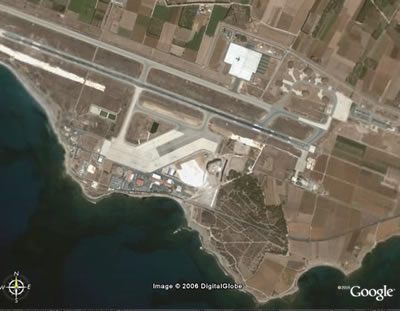 Paphos Airport Aerial View