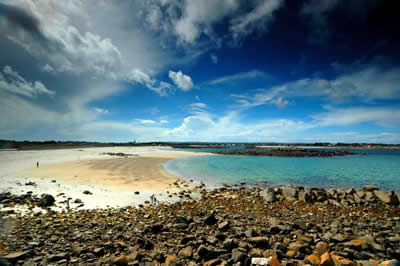 Beach in Guernsey