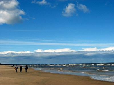 Beach in Latvia