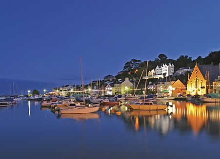 Jersey Harbour by Night