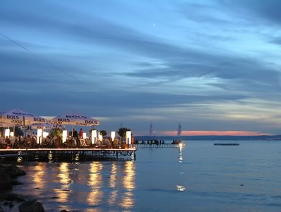 Siofok Beach in Hungary