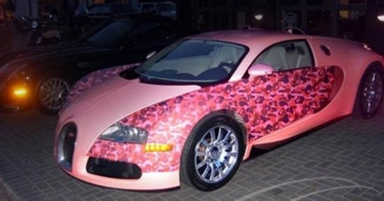 Bugatti Veyron Pink