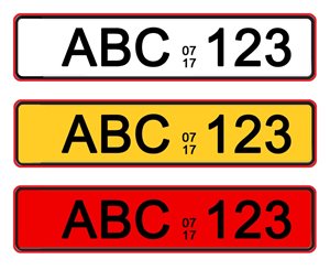 northern cyprus number plates