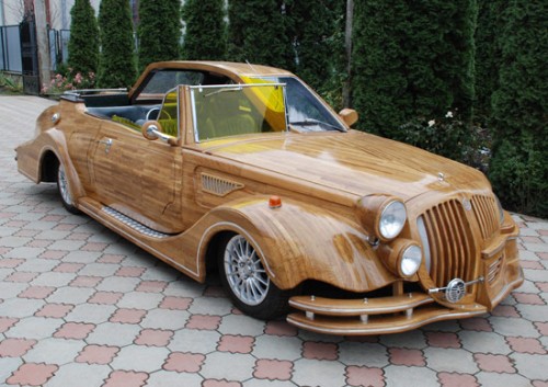 Car Made of Wood