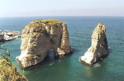 Picture Of Lebanon - Sea Rocks