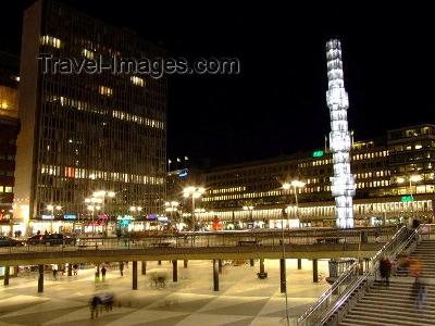 Stockholm At Night. Picture Of Sweden Night