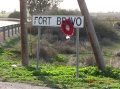 Fort Bravo Road Sign Cyprus