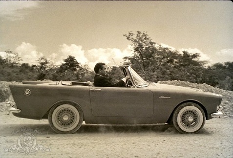 James Bond Dr No Sunbeam Alpine 1961