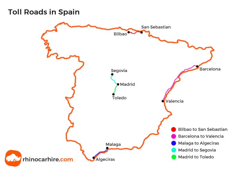 toll roads in spain