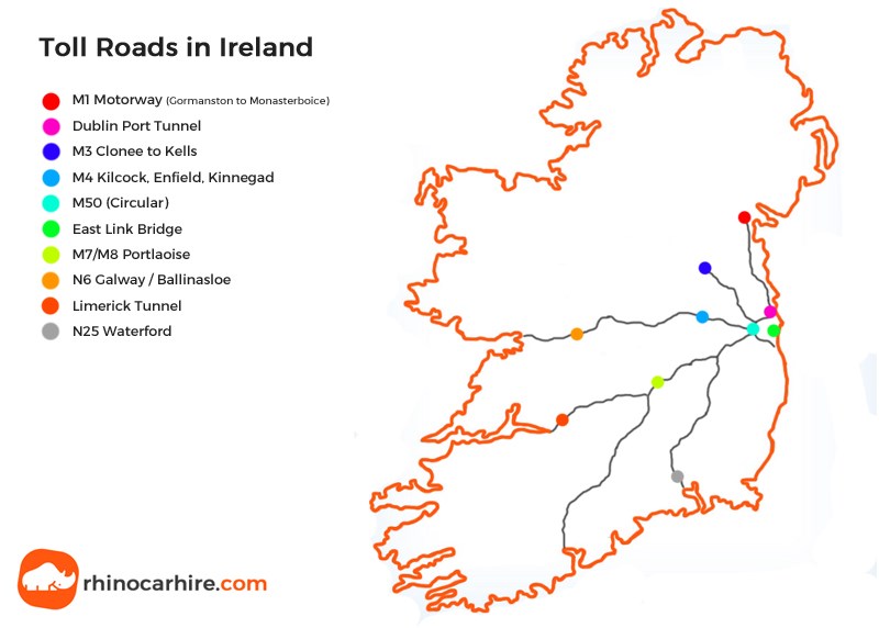 toll roads in ireland