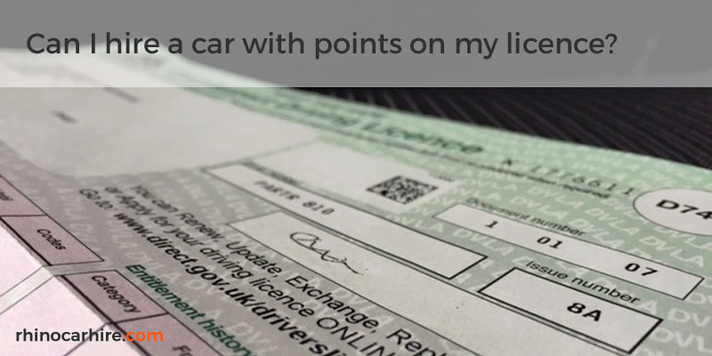 car hire points licence