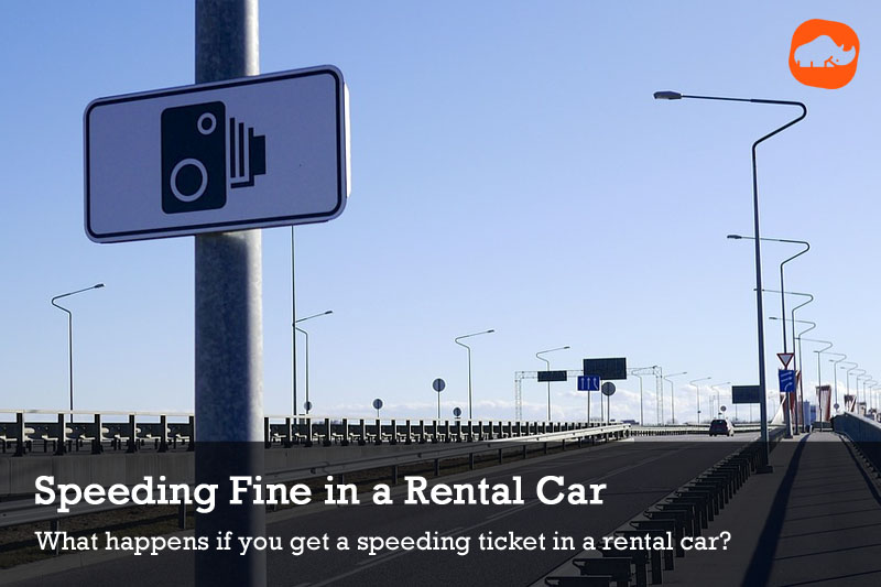 speeding fine a rental car