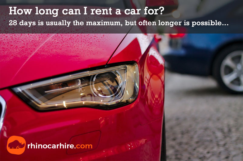 how long can I rent a car for