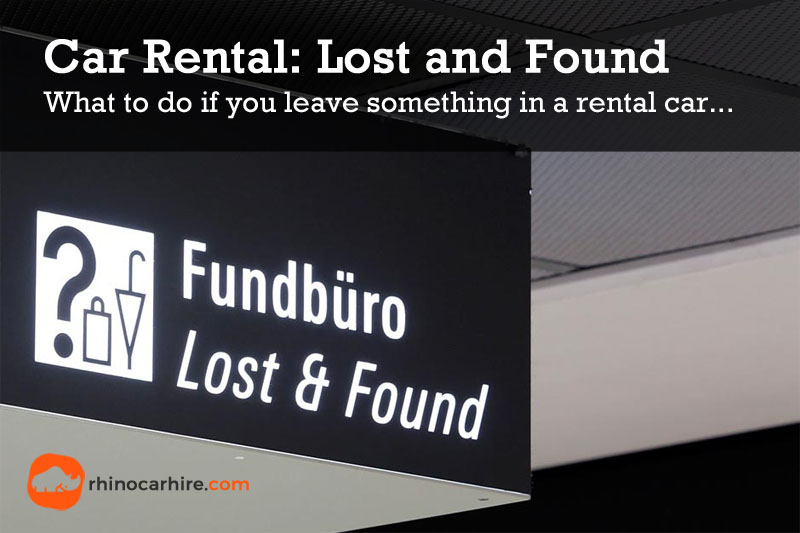 car rental lost and found