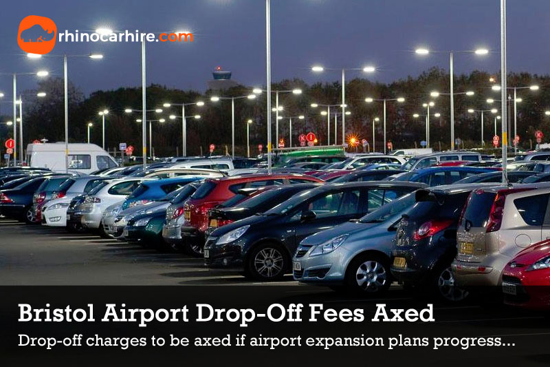 Bristol Airport drop off charges axed free parking