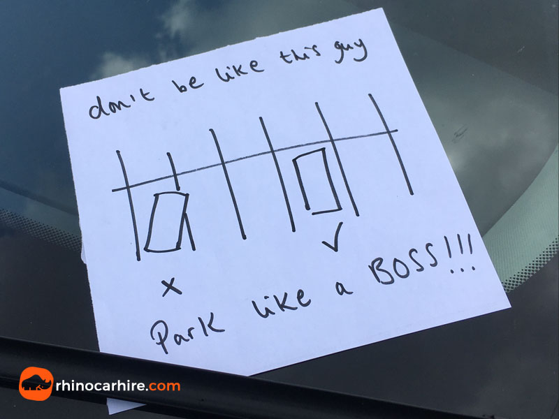Funny Parking Note Boss
