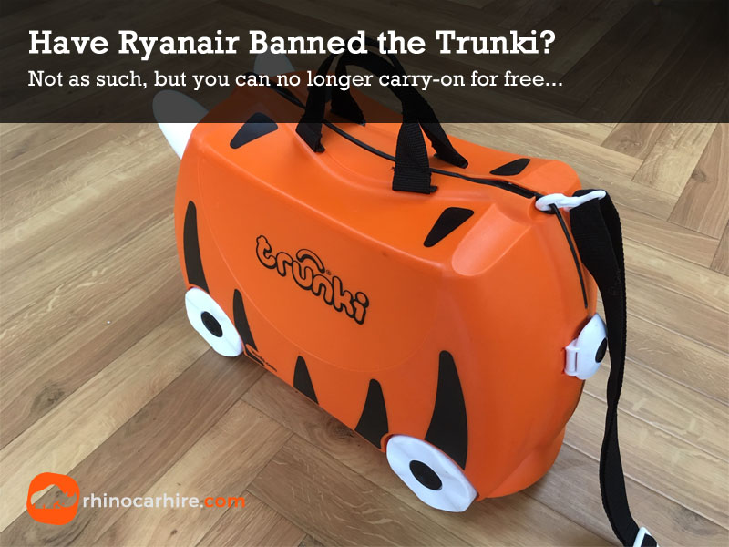 Ryanair Trunki Ban