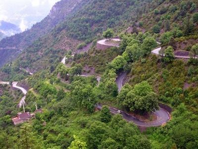 The Col de Turini in southern France