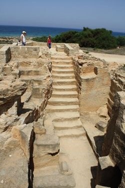 Stone Steps - Tomb of the Kings, Paphos , Cyprus