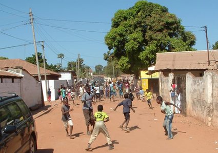 Children Gambia Village